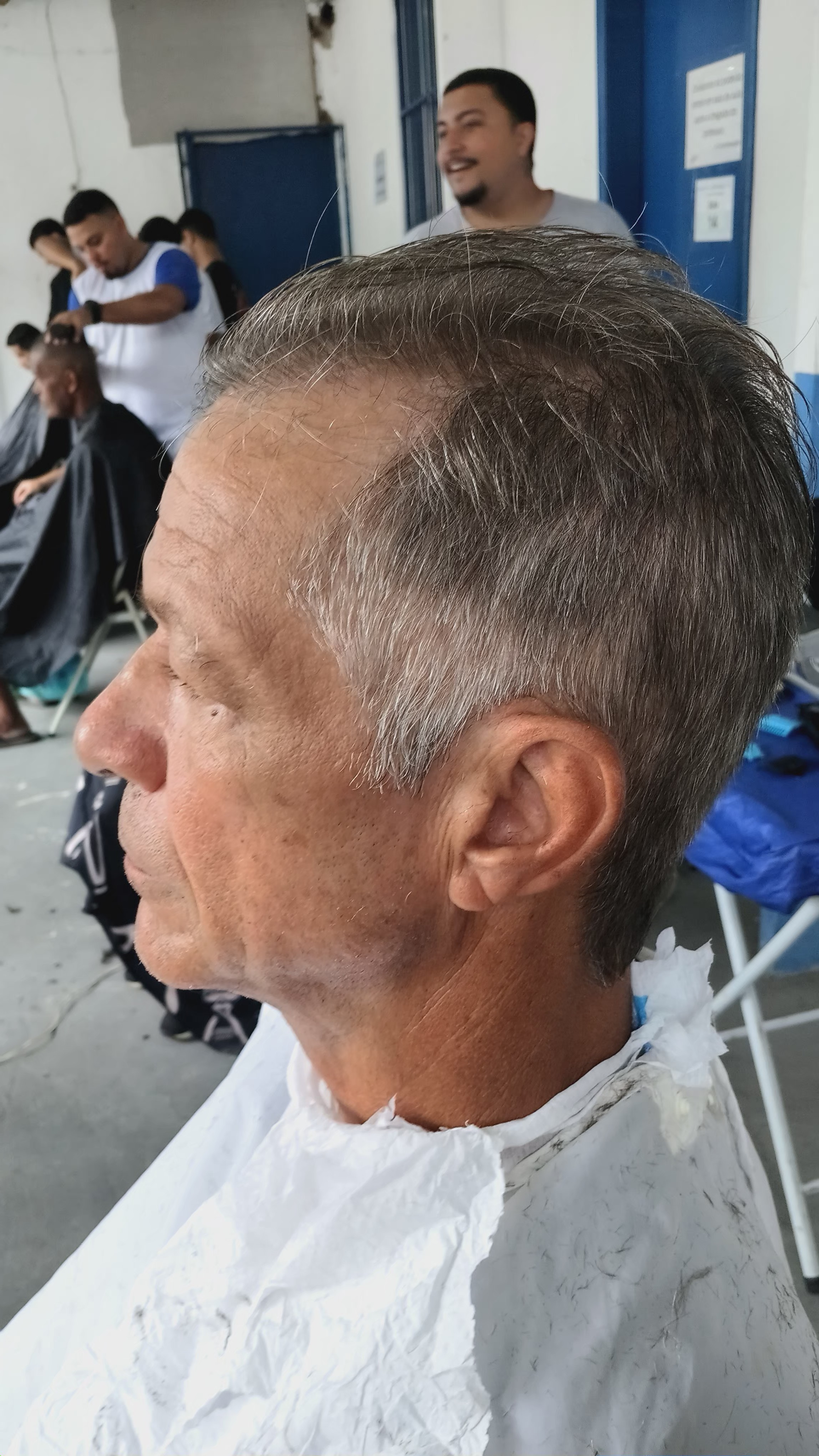 Detalhe do acabamento do corte